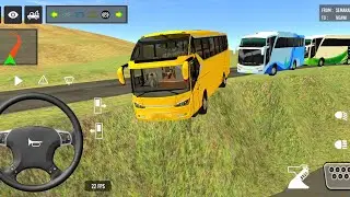 Euro Bus Driving Game Public Transportation 2024 - Indonesia Bus Simulator Android Gameplay #3