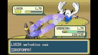 Pok&eacute;mon LeafGreen Version (Italian) - Catching Lugia