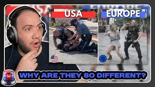 How American Police Compare To The Police In Europe | TEACHER PAUL REACTS