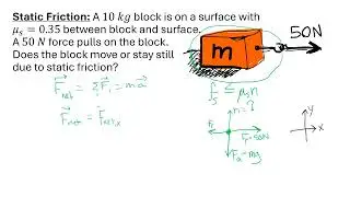Static and Kinetic Friction (problem)