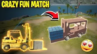 Yellow Vehicle Fun Match 😂 In Craftland || Craftland challenging fun Match in Garena free fire