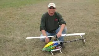Align Trex-600 Nitro Pro -- Maiden Flight At Orlando Speed World Race Track -- 2-4-2012