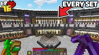 I Built a Museum for EVERY ARMOR TRIM in Minecraft Hardcore