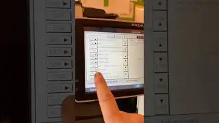 How reset Ricoh sc Error #printer #photocopier