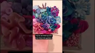 How I use up my random clay pieces 👽 #polymerclay #polymerclayartist #shorts #art #processart