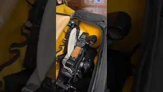 Dang he was right! This is the perfect cinema bag for the Sony FX6. 🎥. #sonyfx6 #camerarig #diy