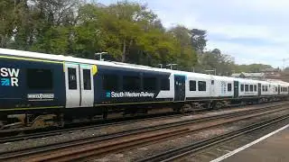 SWR Class 450 Zooming past Weybridge 🚅
