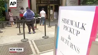 NYC's 5th Avenue shops reopen with curbside service