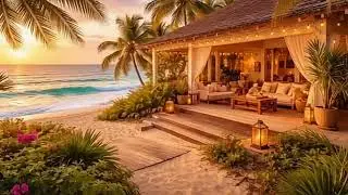 Tropical Beach Jazz Music 🌴 Smooth Jazz with Ocean Views to Relax, Unwind & Reset