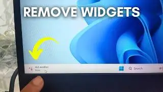Disable widgets windows 11 | windows 11 remove widgets from taskbar