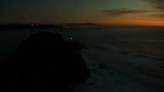 Point Bonita Lighthouse at Sunset with Rolling Fog and Golden Reflections