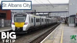 Trains at St Albans City, MML - 15/12/18
