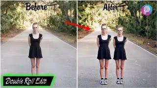 How to Edit Double Roll Layer Editing in PicsArt App #ChandranEdit