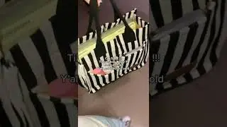 Cute tote bag with many pockets! So convenient! #foryou #fashion #fok