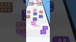 2048 Cube Run Run and merge (android) level 40