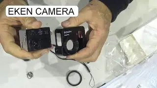 FIT EKEN H5S PLUS TO METAL HOUSING CASE WITH UV FILTER FOR GOPRO 3 4