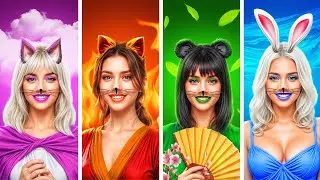 Four Elements Pets in Real Life! Fire, Water, Air and Earth Pets!