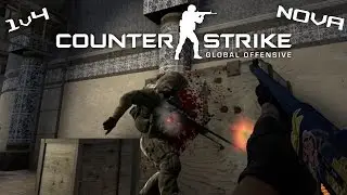 CS: GO | 1v4 Nova Clutch