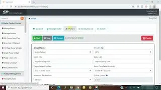 Configurar Autodj y Subir archivos de Audio a SonicPanel