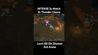 INTENSE 3v3 Arena Ele Shaman Gameplay With Live Commentary! #worldofwarcraft