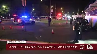 3 shot during football game at Whitmer High in Toledo