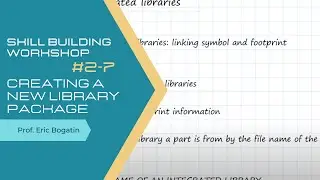 SBW 2-7 Creating a New Library Package