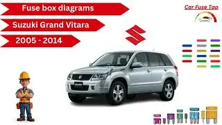 Car fuse tap) Fuses and relays Suzuki Grand Vitara, 2005 - 2014