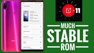 Oxygen OS 11 Android 11 OnePlus 7 Port Rom For Redmi Note 7 Pro
