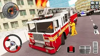 Real Fire Truck Driving Simulator - Fire Truck Games - Android Gameplay