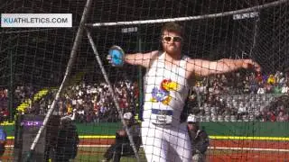 Jayhawk Discus Throwers Compete on Day 3 of NCAA Championships // Kansas Track and Field // 6.10.16