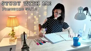 STUDY WITH ME / Pomodoro 50/10 | music classic/Study with Mahshad /Day 23