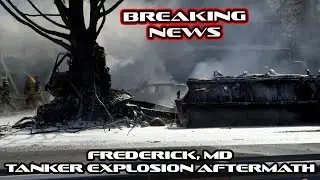 Maryland Tanker Explosion, B-roll of aftermath, Frederick, MD - 3/4/2023