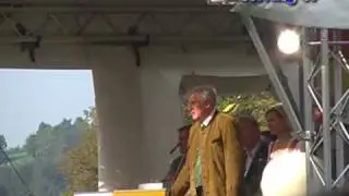 Wahlkampfveranstaltung mit Angela Merkl in Waging am See