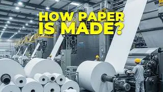 How Paper Is Made Today 📄 Inside the Factory (Full Process)