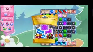 Candy Crush Saga Level 1524!! hard level no boosters