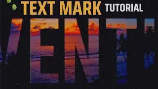 Create your own text marking for vlogs tutorial!