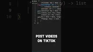 Post Video On TikTok Using Python! 