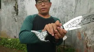 barong machete,, the material of the spring steel blade is forged and very sharp, .