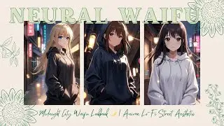 Midnight City Waifu Lookbook 🌙 | Anime Lo-Fi Street Aesthetic