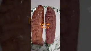 Fish Eggs Dip Fry #highlights #trending #shortsfeed