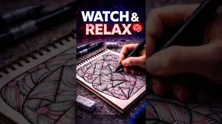This Doodle Will Calm Your Mind Instantly #art #zentanglelegend #artform #zentangle #zendoodle