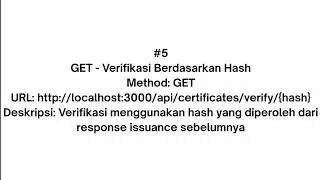 Blockchain-Based Certificate Verification System dengan Implementasi Smart Contract
