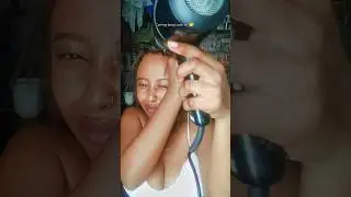 #shorts using a blow dryer to curl my bangs #bangs #curlybangs #styletips #hairtips #hairbyme