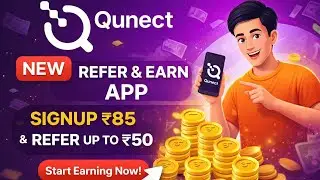 Qoneqt Refer and Earn ₹50! Signup85 | NEW Earning App 2026 |Qoneqtapp se paise kaise kamaye..