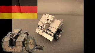 Lego 7.5 cm leichtes Infanteriegesch&uuml;tz 18. ARMORBRICK.  #Lego    #ww2  #Gurmany