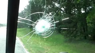 Truck driver under attack from bridge- more to come on this...