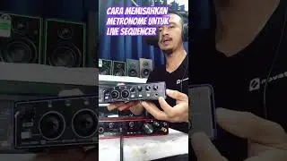 Cara memisahkan suara metronome untuk live sequencer di audio interface #bandwedding #livemusik