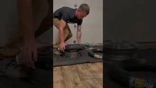 This is how you stretch tires to fit huge rims😱 #shorts