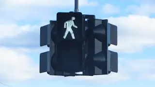 Eagle Durasig 3-way pedestrian signal clusters! - Kettering, Ohio