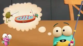 Fishy Business Frog and Mosquito Cartoons and Silent Comedies for Toddlers by Hop and Zip